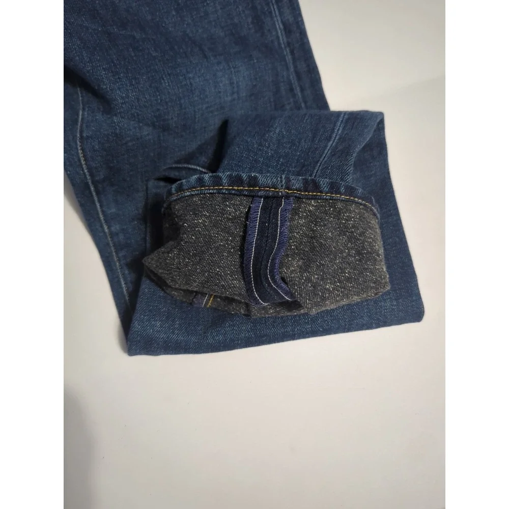 Levi's Made & Crafted Tack Slim Selvedge Jeans 31x34 Nova Blue Italy LMC Premium